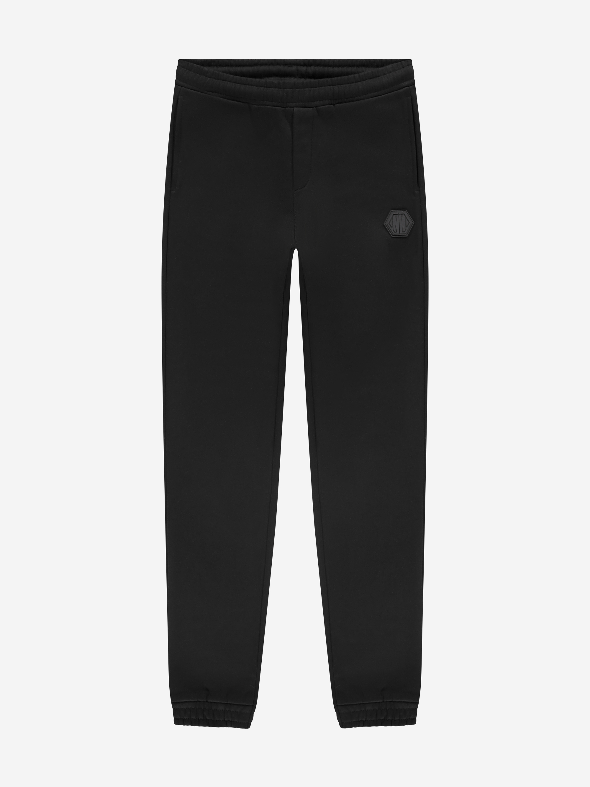 Loose-fitting sweatpants with logo patch