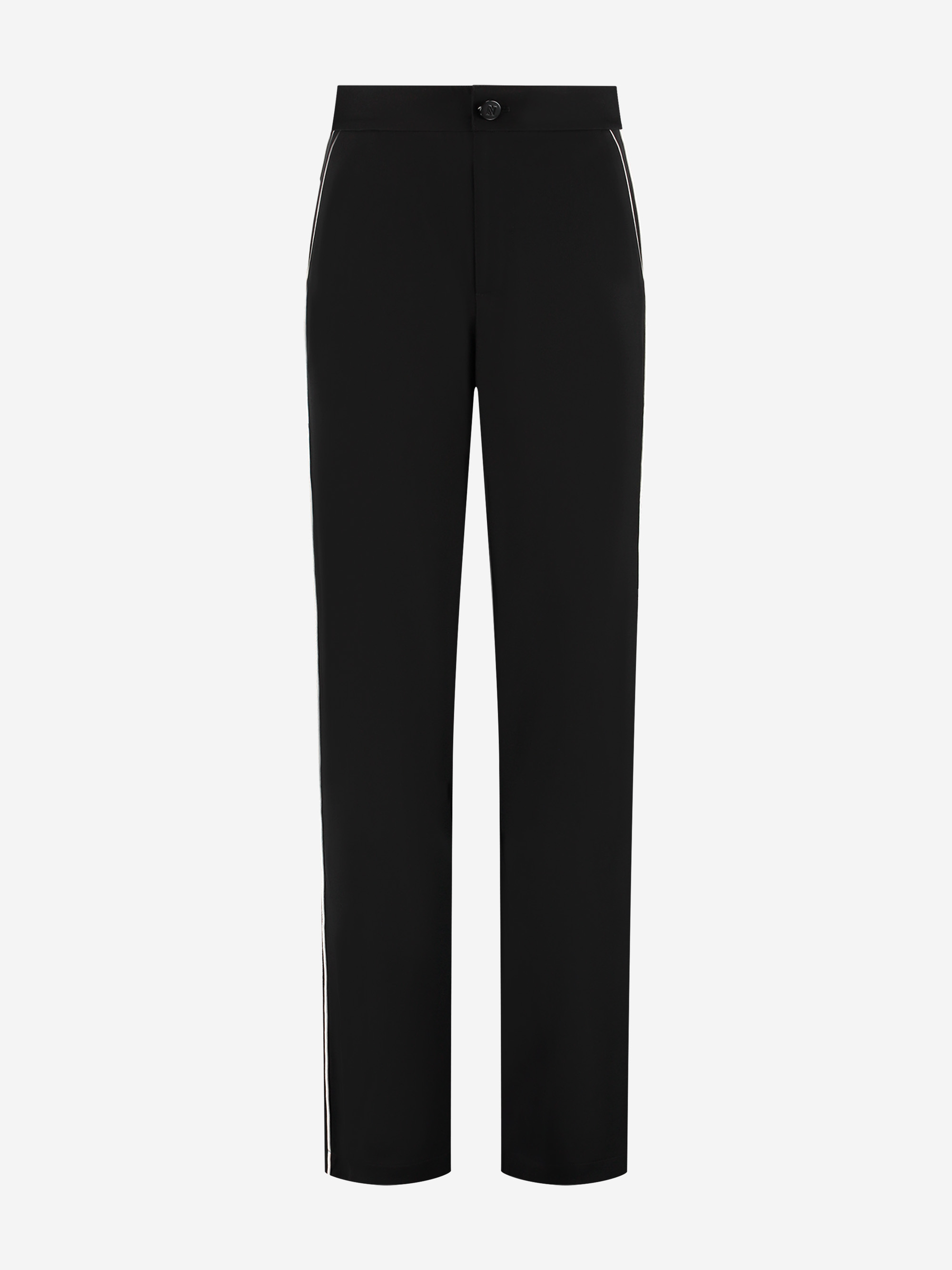 Rechtvallende broek met mid waist