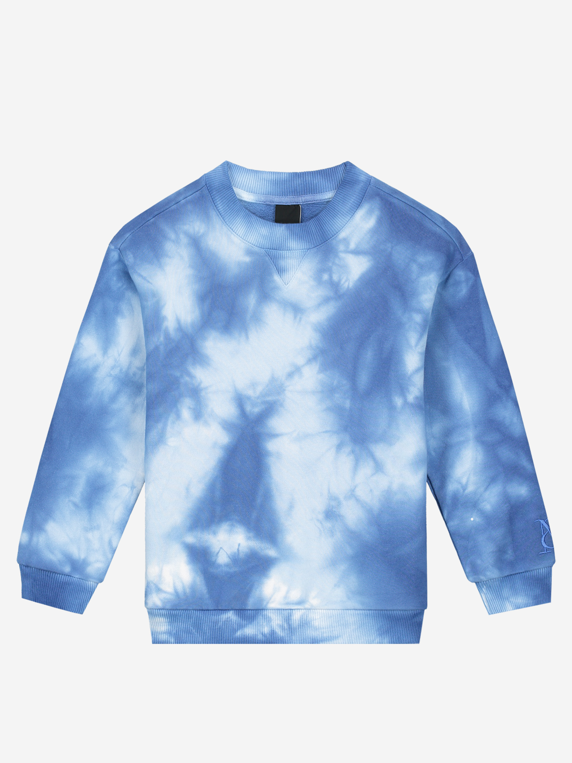 Sweatshirt with tie-dye print