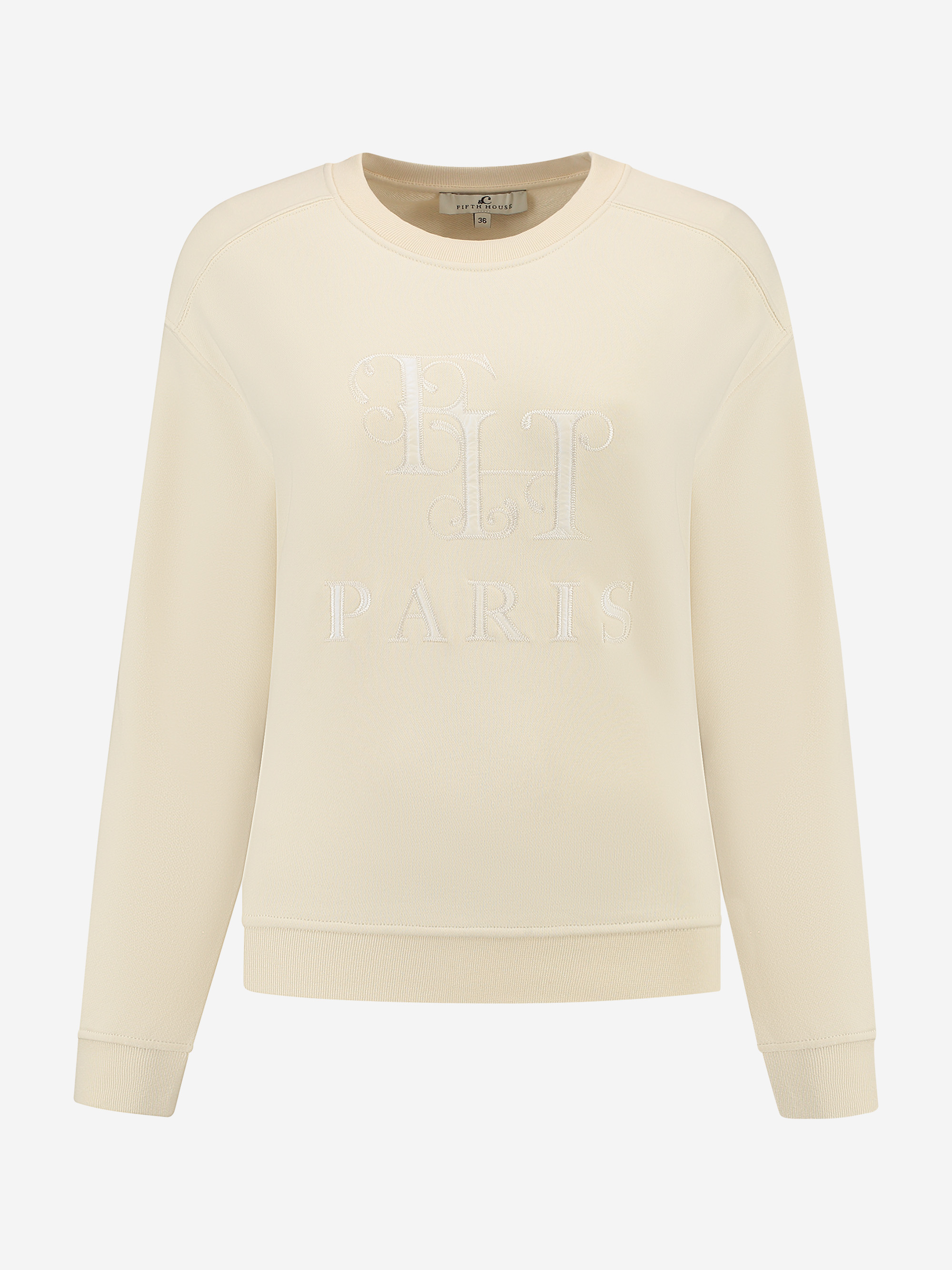 Sweater with embroidery logo