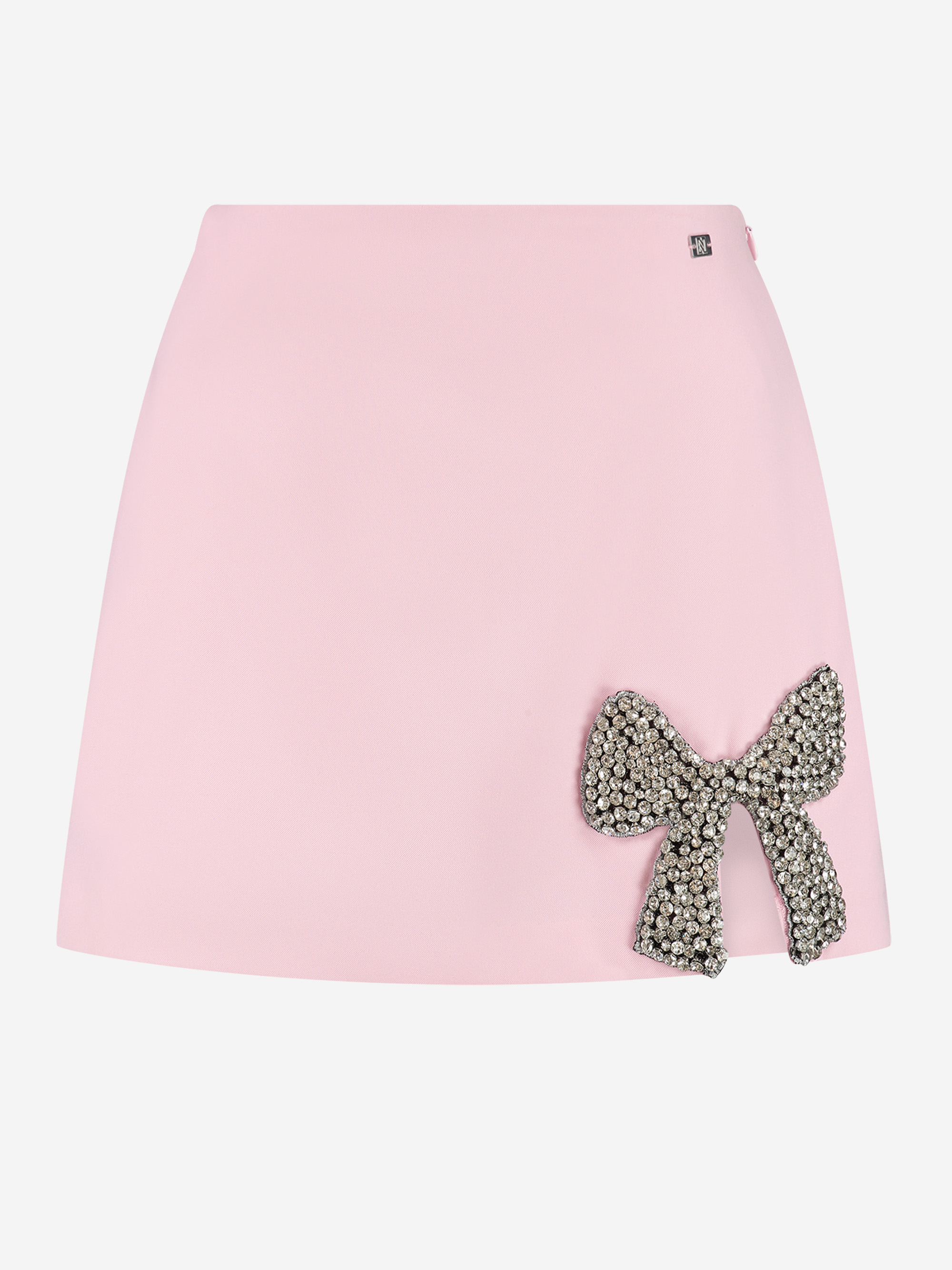 Aansluitende skort met glitter strik