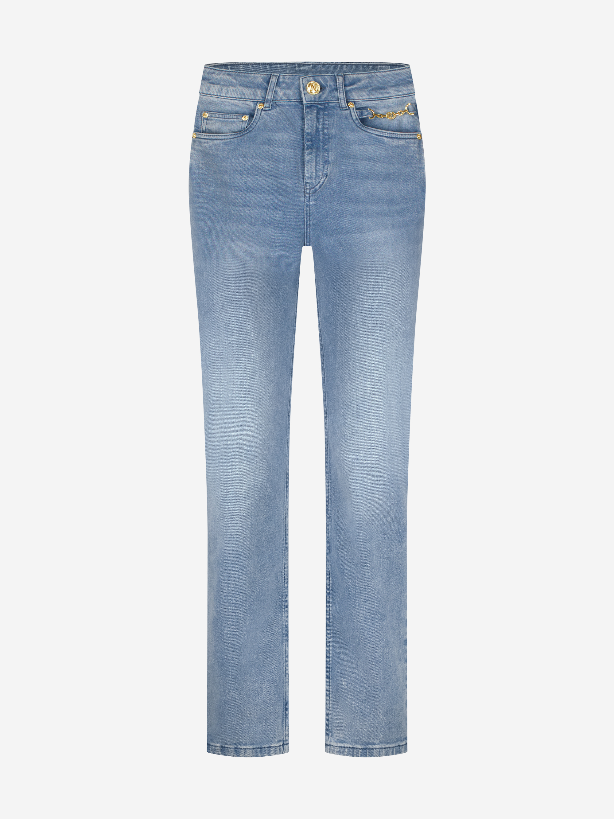 Jeans with chain detail