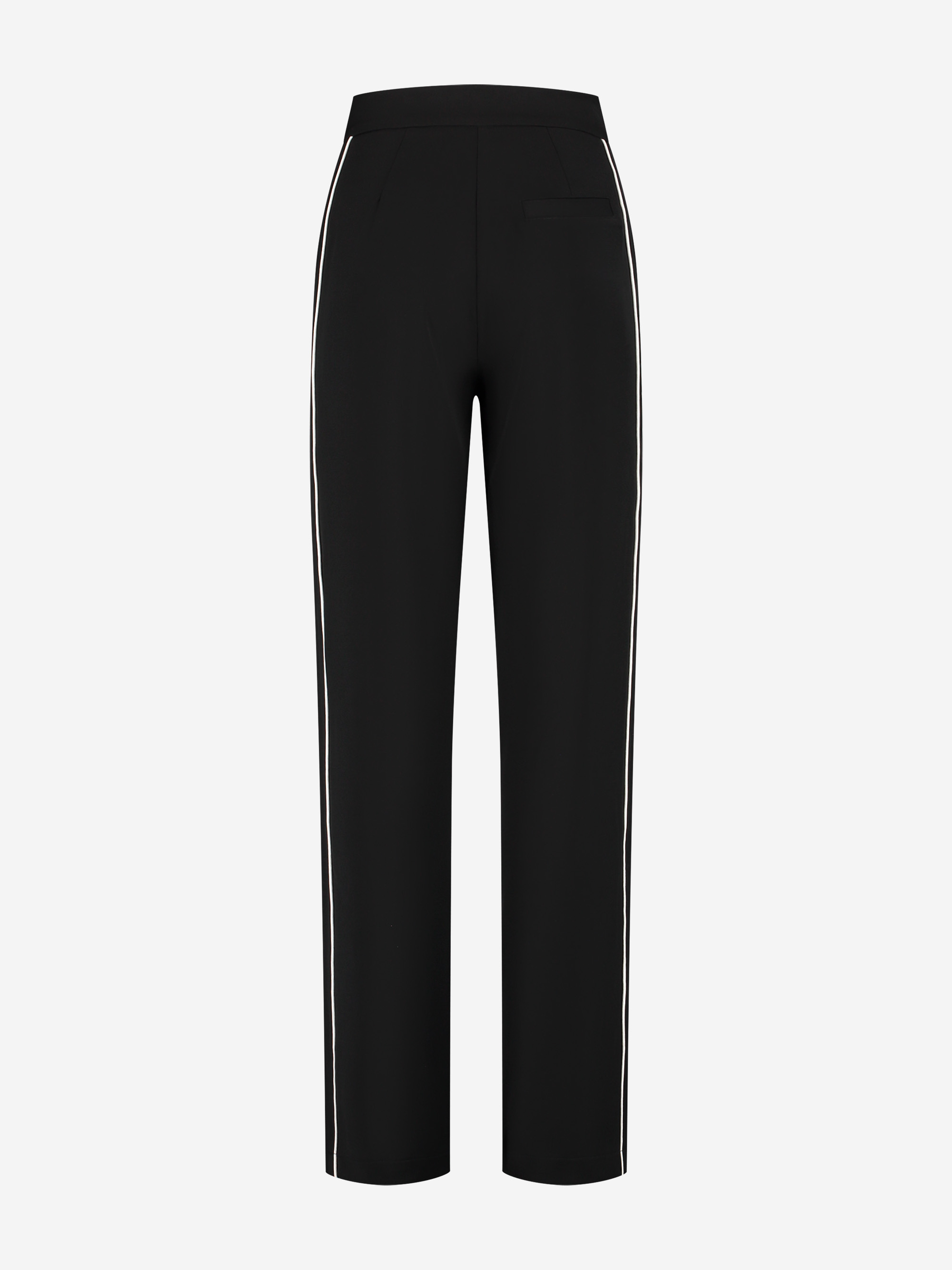 Rechtvallende broek met mid waist