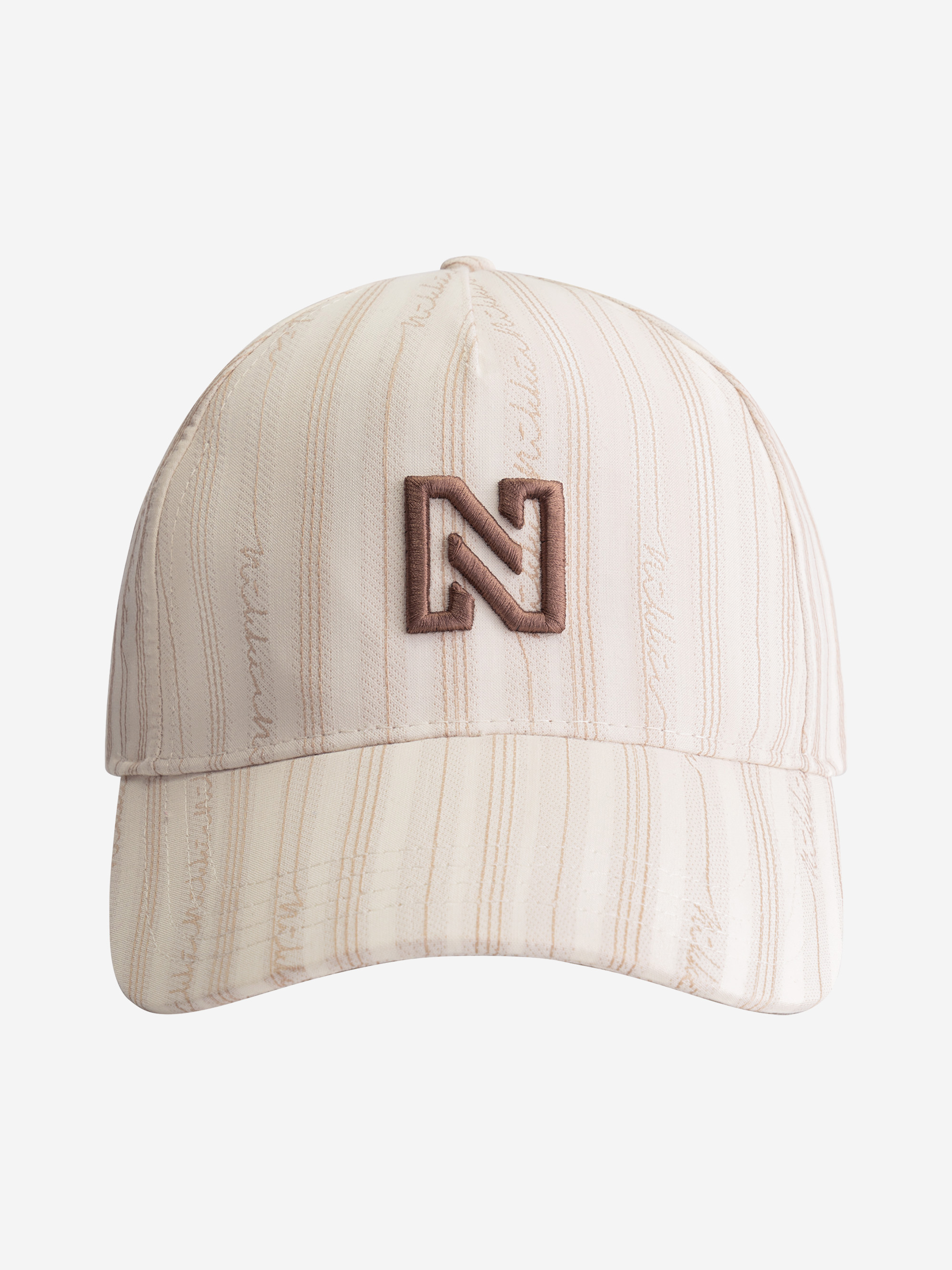 Striped hat with N-logo