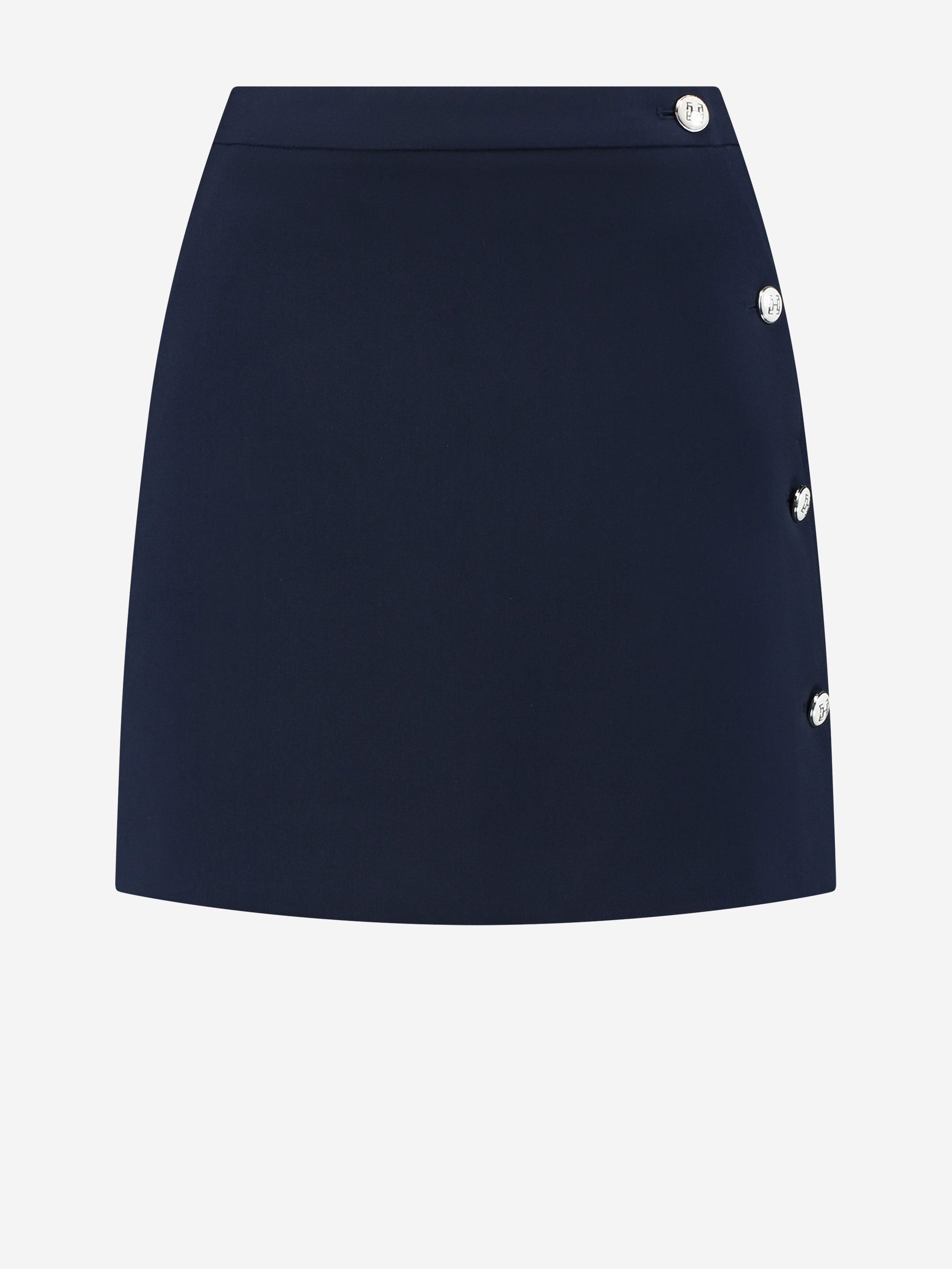 Mid rise skirt with buttons